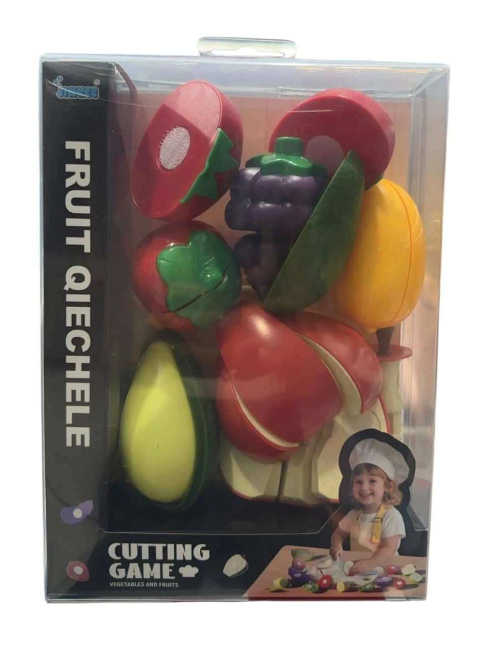 Frutas y verduras p/ cortar caja