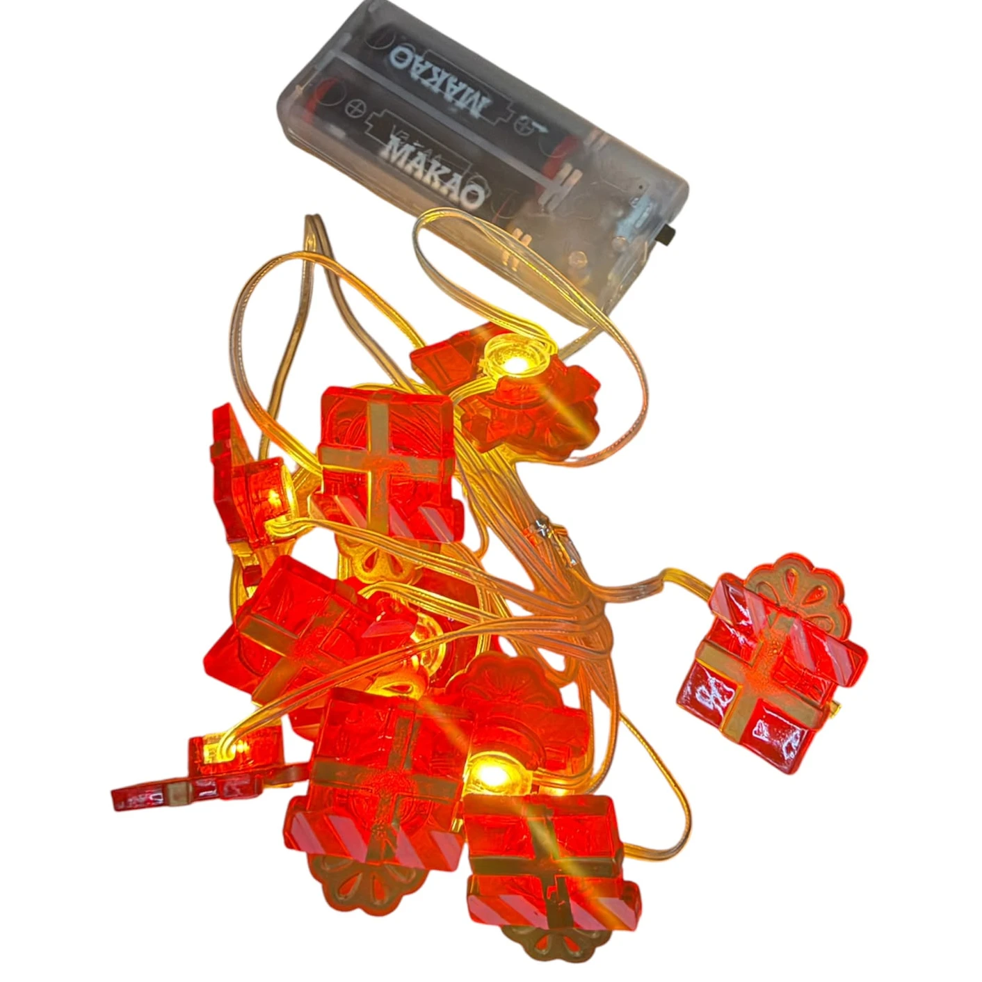 Luces decorativas a pilas navideñas x10luces