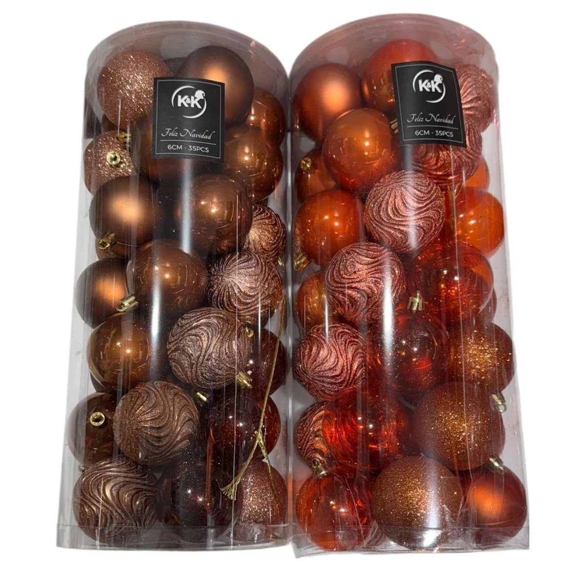 Set Bolas Navideñas x35pcs