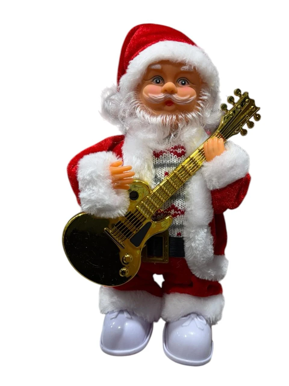 Papa noel luz, sonido y movimiento