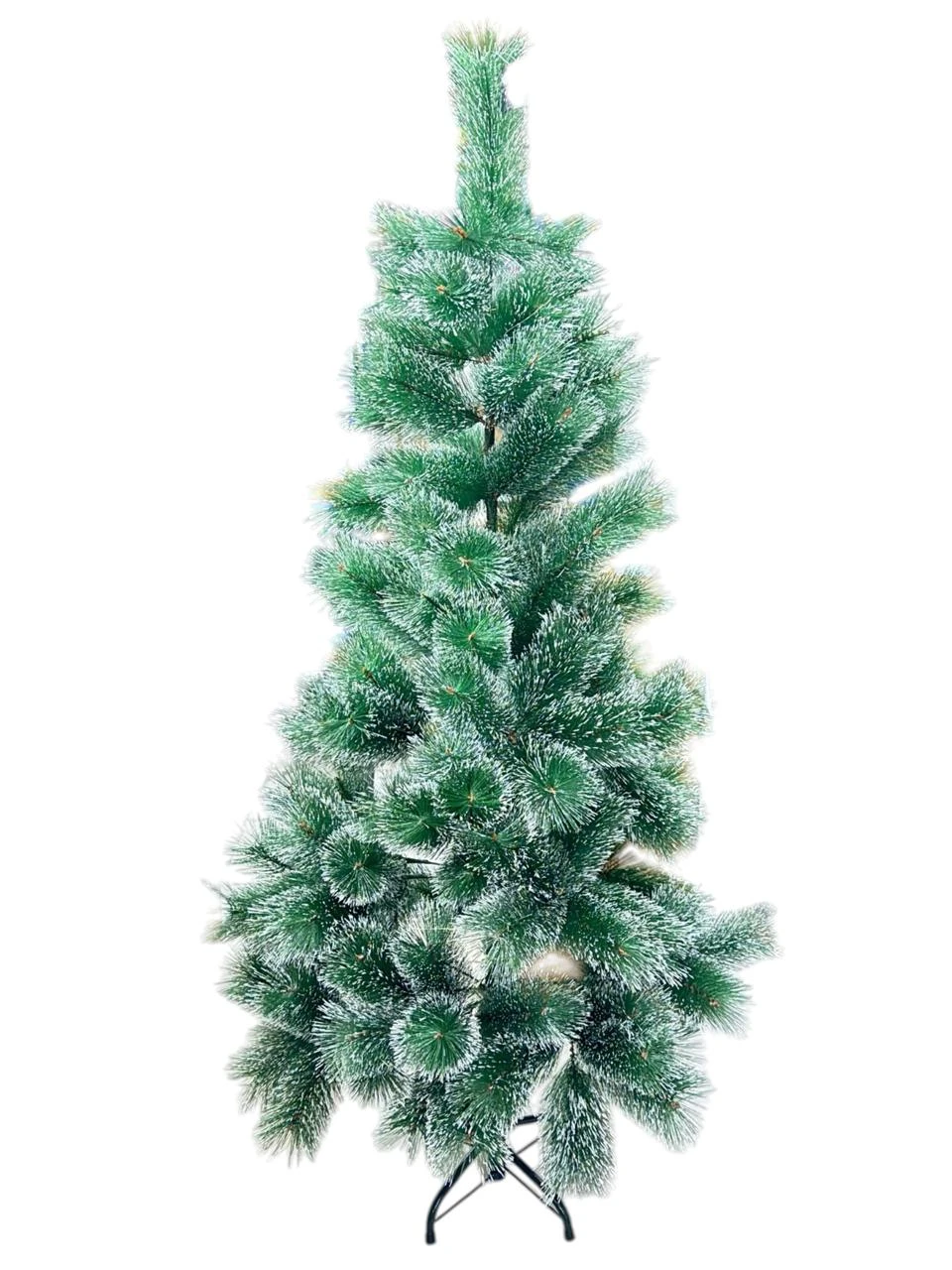 Arbol navidad pomposo nevado