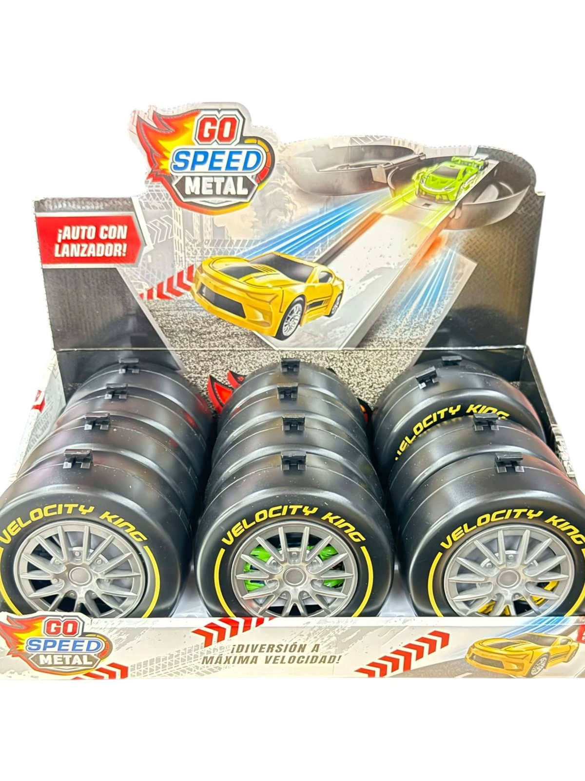Rueda lanzadora de auto