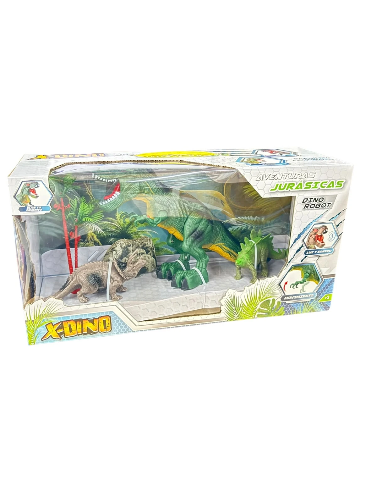 Dino a pila c/ accesorios